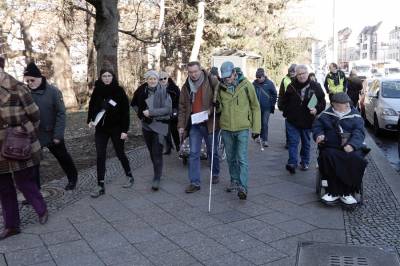 Begehung am Tempelhofer Damm am 18.01.2019