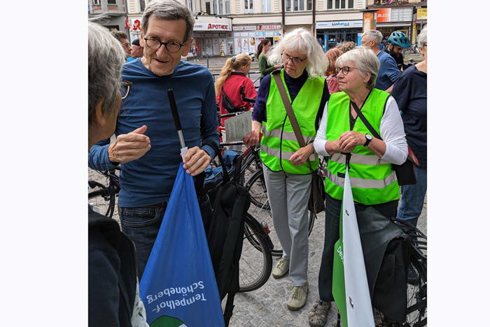 Fahrraddemo Tempelhof Schöneberg Seniorenvertretung Hauptstraße Grunewaldstraße Wolfgang Pohl