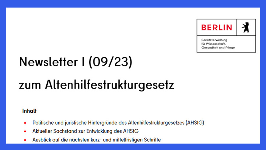 Seniorenvertretung Tempelhof-Schöneberg Altenhilfestrukturgesetz