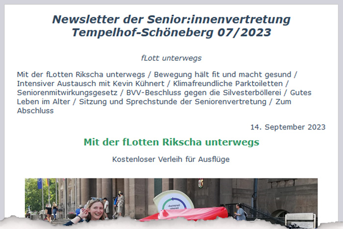 Newsletter 07/2023 SV Tempelhof-Schöneberg