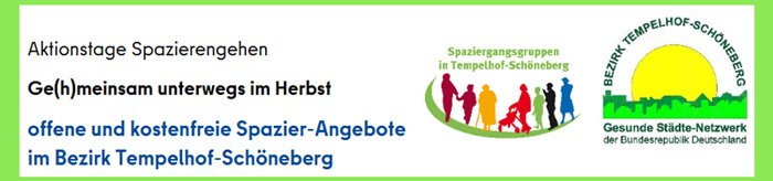 Seniorenvertretung Tempelhof-Schöneberg Alter Mobilität Gesundheit Spaziergangsgruppen Bewegung
