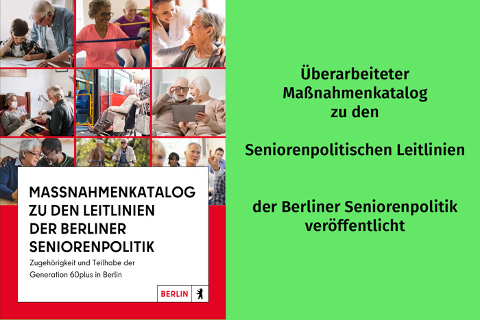 Seniorenvertretretung Tempelhof-Schöneberg Maßnahmenkatalog zu den Seniorenpolitischen Leitlinien