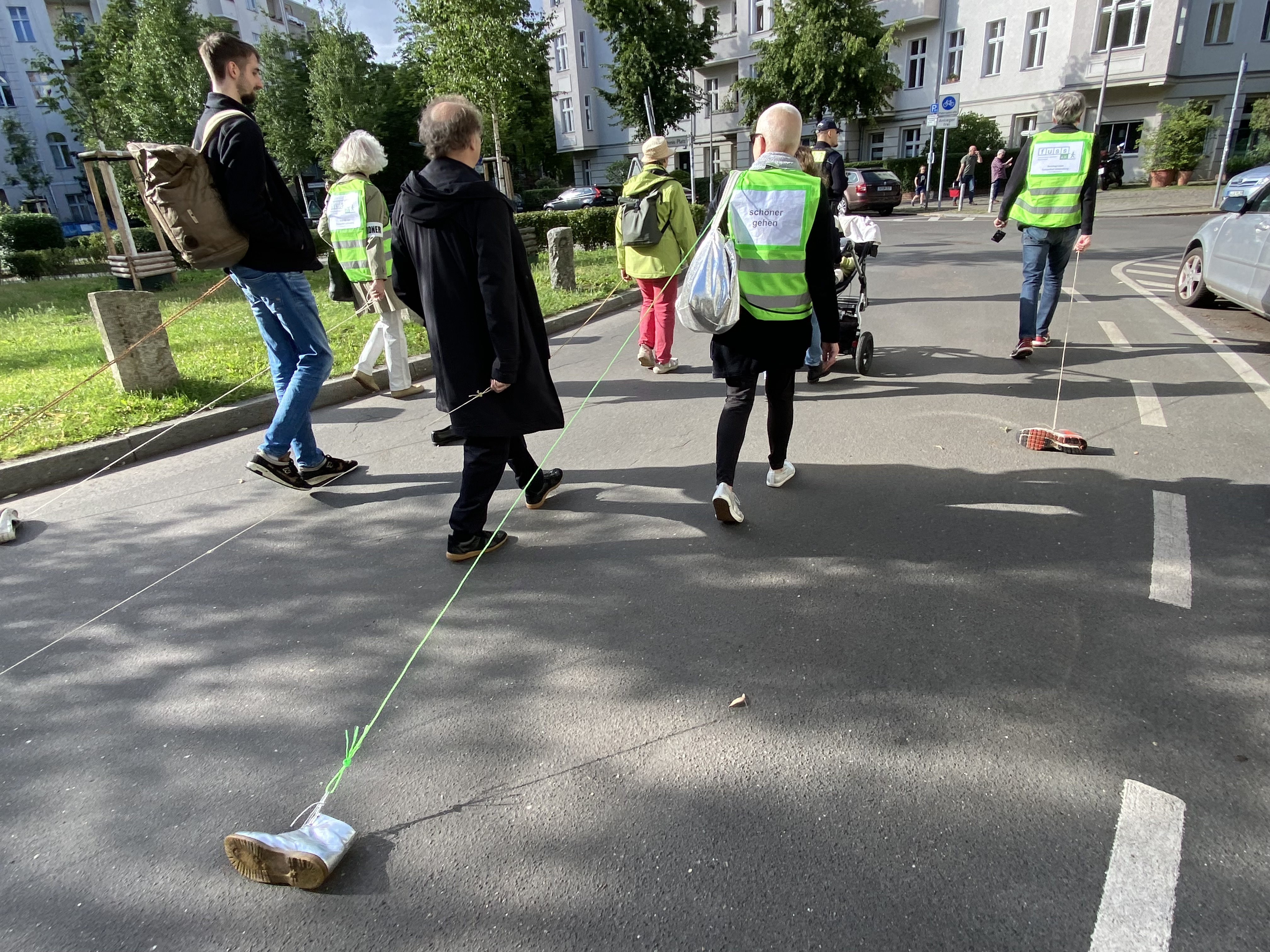 Seniorenvertretung Tempelhof-Schöneberg Anspazieren Happening mit Schuh
