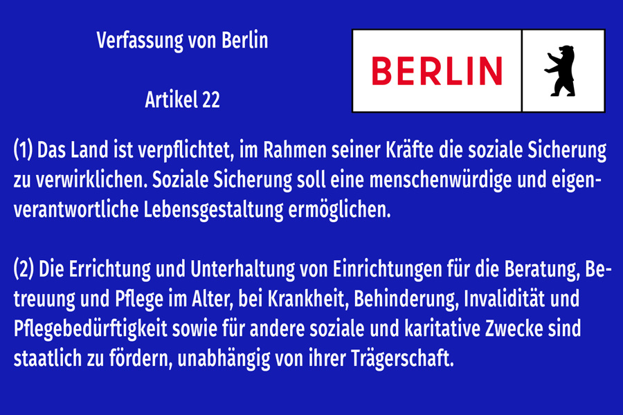 Seniorenvertretung Tempelhof-Schöneberg Verfaassung Berlin Soziale Sicherung