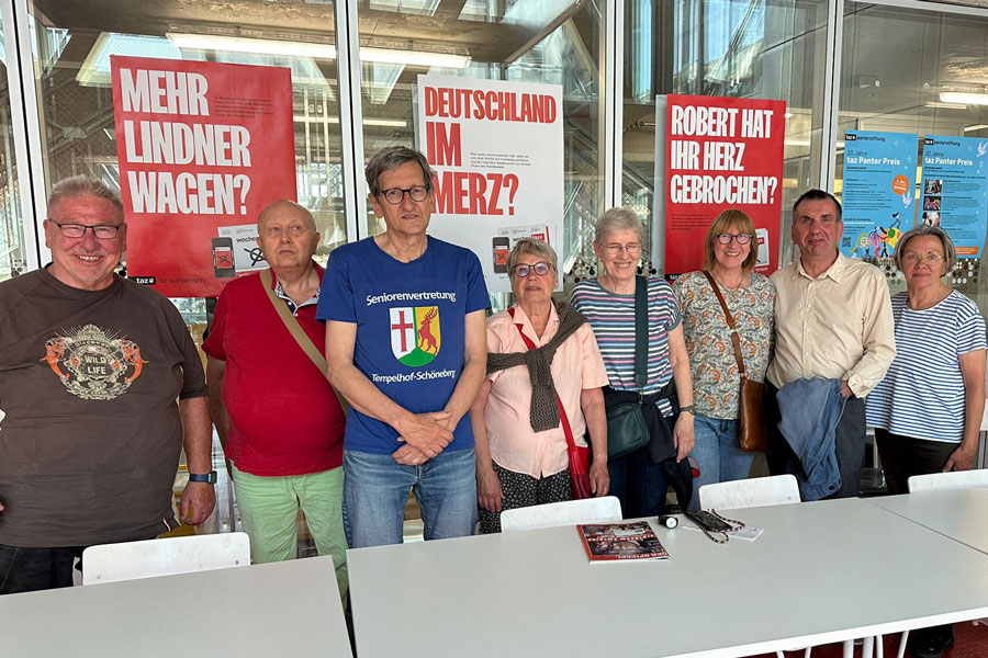 Seniorenvertretung tempelhof Schöneberg Taz Hausführung 