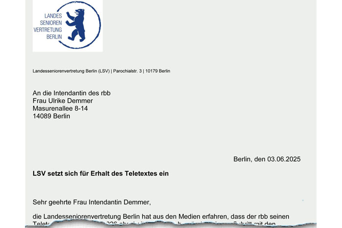 Landesseniorenvertretung rbbtext Demmer Seniorenvertretung Tempelhof-lSchöneberg