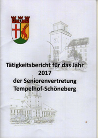 Seniorenvertretung Tempelhof-Schöneberg Tätigkeitsbericht 2017